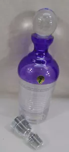 Neu Selten Waterford Circon Amethyst Lila Kristall Karaffe 156920 mit 2 Stopfen - Bild 1 von 4