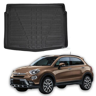 Tapis De Coffre Sur Mesure Pour Fiat 500X Depuis 2015-2024 - Photo 1/4