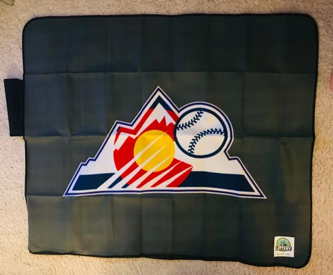 Colorado Rockies New LOGO Picnic Blanket 6/5/21-6/6/21 PROMO game day. New.Mint Cover