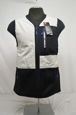 NUEVO Chaleco Under Armour UA Summit Hombre Negro/Beige 1359162 110 Talla Pequeña  Foto 1 de 4