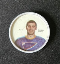1968/69 SHIRRIFF Hockey Coin #8 Barclay Plager - St. Louis Blues 