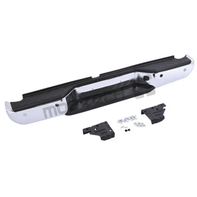 Step Bumper For 2013-2021 Nissan Frontier Rear Chrome with Park Sensor Foto 1 de 4