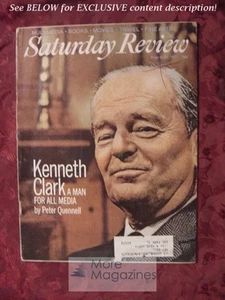 Saturday Review August 28 1971 KENNETH CLARK PETER QUENNELL YOUSUF KARSH - Picture 1 of 1