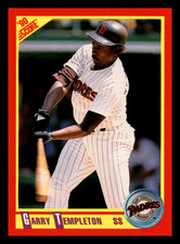 1990 Score Garry Templeton  San Diego Padres #336 Centered Mint