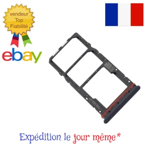 Pour Motorola Moto E13 Tiroir support plateau carte double Sim double noir - Photo 1 sur 3