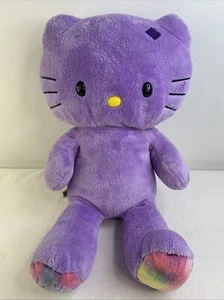 Build-A Bear 2012 Tie Dye Purple Love Hello Kitty 18 in. No Bow - Picture 1 of 8