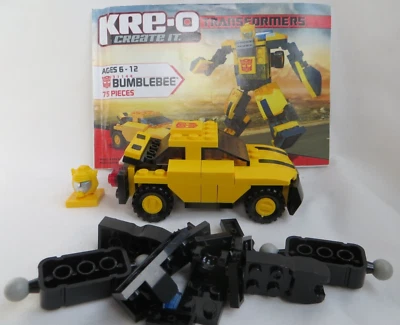 KRE-O 31144 Bumblebee Construction Set TransFormers Car Robot 2-in-1 Hasbro - Image 1 of 4