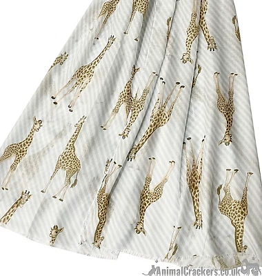 Giraffe leichter Schal Damen Sarong Wildlife Zoo Safari Tierliebhaber Geschenk