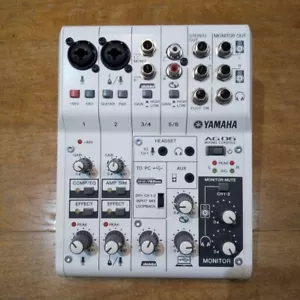 YAMAHA AG06MK2 W White 6-Channel Live Streaming Mixer USB Audio Interface AG06 - Picture 1 of 5