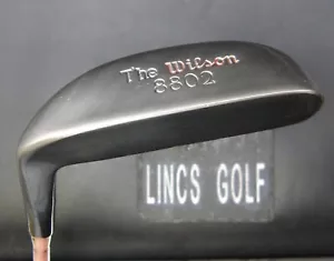 The Wilson 8802 Putter 86.5cm Playing Length Steel Shaft +Grip - Picture 1 of 5