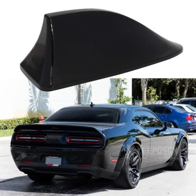 Cubierta de señal aérea AM FM de radio de aleta de tiburón para Dodge Charger Challenger Foto 1 de 4