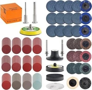 270Pack 2inch Sanding Discs Pad Variety Kit for Drill Grinder Rotary Tools Die G - Picture 1 of 7