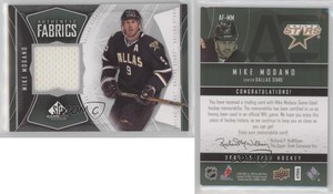 2009-10 SP Game Used Edition Authentic Fabrics Mike Modano #AF-MM HOF