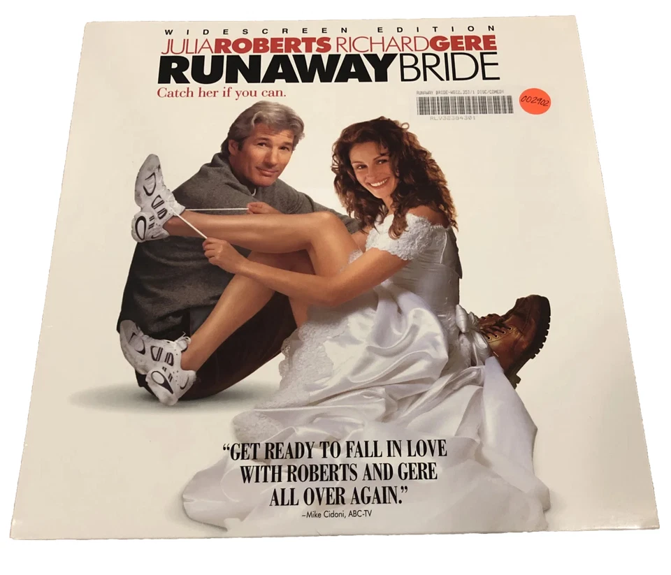 Runaway Bride Laserdisc LD 2000 Widescreen Late Release Julia Roberts Laser Disc - Image 1 of 4