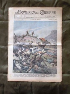 La Domenica del Corriere 26 Luglio 1936 Briganti Torpedone Urto Il Re Imperatore - Picture 1 of 1