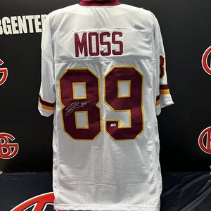 Santana Moss Autographed Washington Redskins White Jersey Signed Steiner CX - Picture 1 of 3