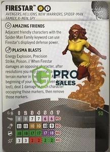 Marvel HeroClix SPIDER-VERSE set - Firestar #035 RARE w/card - Picture 1 of 1
