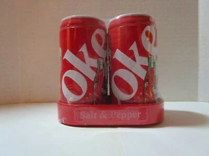 Coca-Cola Metal Salt & Pepper Set - New in Package - Great Gift for Collectors - Picture 1 of 6