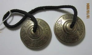 Tibetan Spiritual Tingsha Cymbals Bells for Meditation Healing TSCBMH-12-2008 - Picture 1 of 5