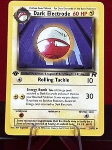 Dark Electrode 34/82 Team Rocket Regular - Imagen 1 de 2