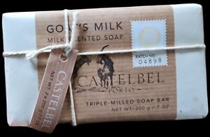 2 Pack Castelbel Goat’s Milk Scented Soap Bars 7oz Each Triple Milled Portugal