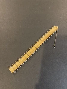 Vintage Boucher Brushed Goldtone Bracelet - Picture 1 of 5