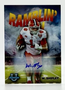 2022 Bowman U Chrome Ramblin' Man Will Shipley RC Auto 15/99 Philadelphia Eagles - Picture 1 of 2