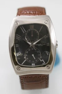 Kenneth Cole Reloj Hombres Inoxidable Cantidad Plata Cuero Marrón Wr Fecha 24h - Imagen 1 de 6