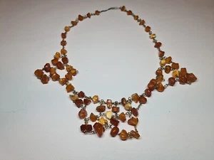  Совецкие Vintage Baltic Amber Beads Necklace USSR 40g - Picture 1 of 10