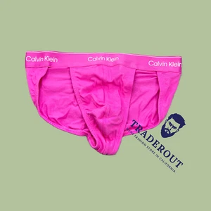 Calvin Klein CK Herren Rosa Baumwolle Stretch Sport Slip Bikini Unterwäsche Gr. M L - Bild 1 von 9