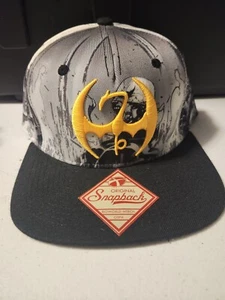 Marvel Comics Iron Fist Embroidered SnapBack Hat - Very Rare! - Picture 1 of 5