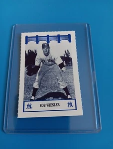 Bob Wiesler The Wiz Yankees Of The 50's - New York Baseball Card SGA AT&T - Picture 1 of 2