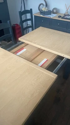 cotswold company furniture used dining room table and chairs  - Image 1 of 2