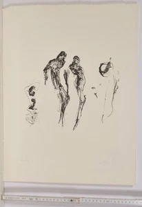 Joachim Scholz/signiert/Lithografie/Belegexemplar des Druckers Roland Ehrhardt/4 - Picture 1 of 3