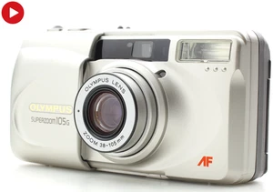 [MINT] Video Olympus Super zoom 105G Point & Shoot 35mm Film Camera From JAPAN - Picture 1 of 11