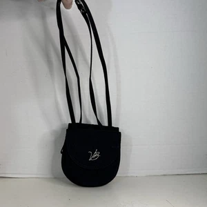 Portafoglio Vera Bradley nero trapuntato microfibra bi-piega cintura/anchi - Foto 1 di 9