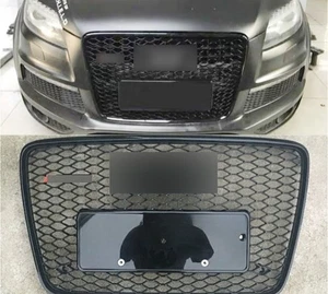 For Audi Q7 SQ7 RSQ7 Black Front Bumper Honeycomb Mesh Grille Grill 2007 08-2015 - Picture 1 of 4