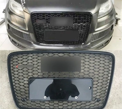 Parrilla de malla de nido de abeja para parachoques delantero negro para Audi Q7 SQ7 RSQ7 2007 08-2015 Foto 1 de 4