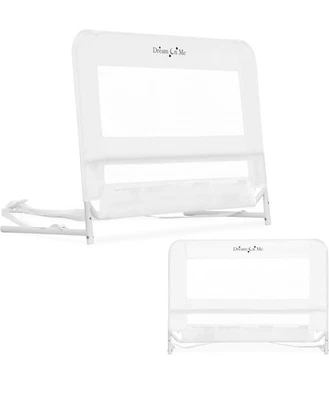 Riel de cama de seguridad Dream On Me Hide Away para niños bebé malla de seguridad blanco Foto 1 de 3