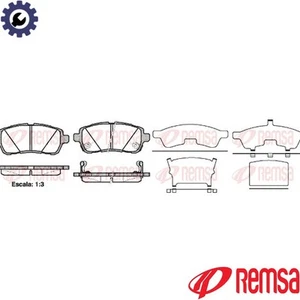 BRAKE PAD SET DISC BRAKE 1281.02 FOR FORD FIESTA/VI/Van SUZUKI SWIFT/IV MAZDA - Picture 1 of 6