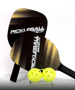 Trend Vision Deluxe Pickleball Paddle Set de 2 Palas, 2 Pelotas y Estuche de Transporte - Imagen 1 de 3