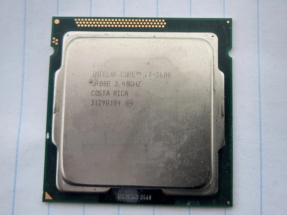Intel Core i7-2600 3.4GHz quad-core LGA 1155 Socket H2 CPU processor - Image 1 of 1