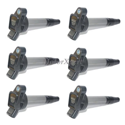 For Toyota Tundra Lexus ES300 GS300 3.5L 9091902256 6x OEM NGK Ignition Coils - Image 1 of 4