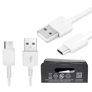 Samsung Cavo Originale EP-DG970BWE Type C PER GALAXY A21 F12 M62 A42 5G F22 - Foto 1 di 1