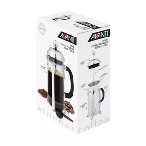 NEW AVANTI DOMO 3 CUP COFFEE PLUNGER French Press Espresso Maker 350ml - Picture 1 of 4