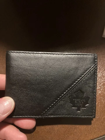TORONTO MAPLE LEAFS Leather TriFold Wallet NEW black Cover