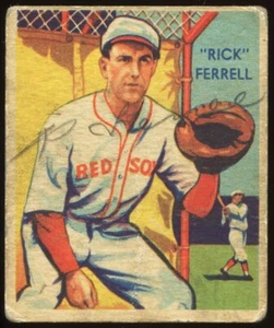 Rick Ferrell 1935 Diamond Stars Diamond #48 RC ROOKIE Auto Autograph HoF d. 95 - Picture 1 of 2