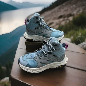 Botas de Senderismo Hoka Anacapa Mid GTX Montaña Primavera Azul Para Mujer Zapatos Talla 7.5 - Imagen 1 de 5