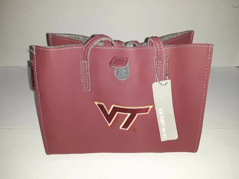 Virginia Tech Hokies NCAA Maroon Alan Stuart Handbag Cover