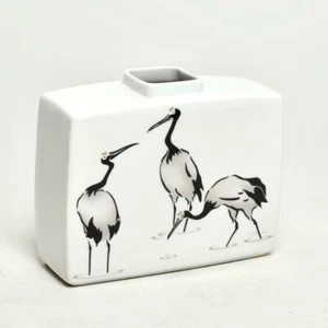 Vintage Bing and Grondahl Denmark Porcelain Cranes Vase Per Neergaard 1273/6741 - Picture 1 of 5